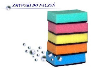 AG DOR sponges for dishwashing sponges soap dish shape of the foam manufacturer Poland